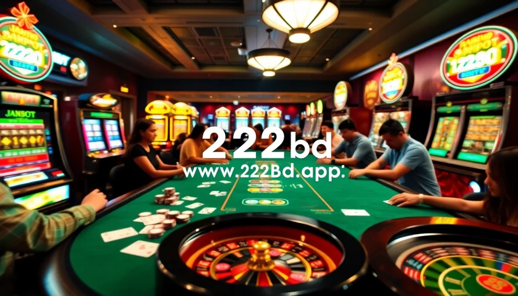Experience the thrill of the casino at https://www.222bd.app/ with vivid poker games and exciting slot machines.